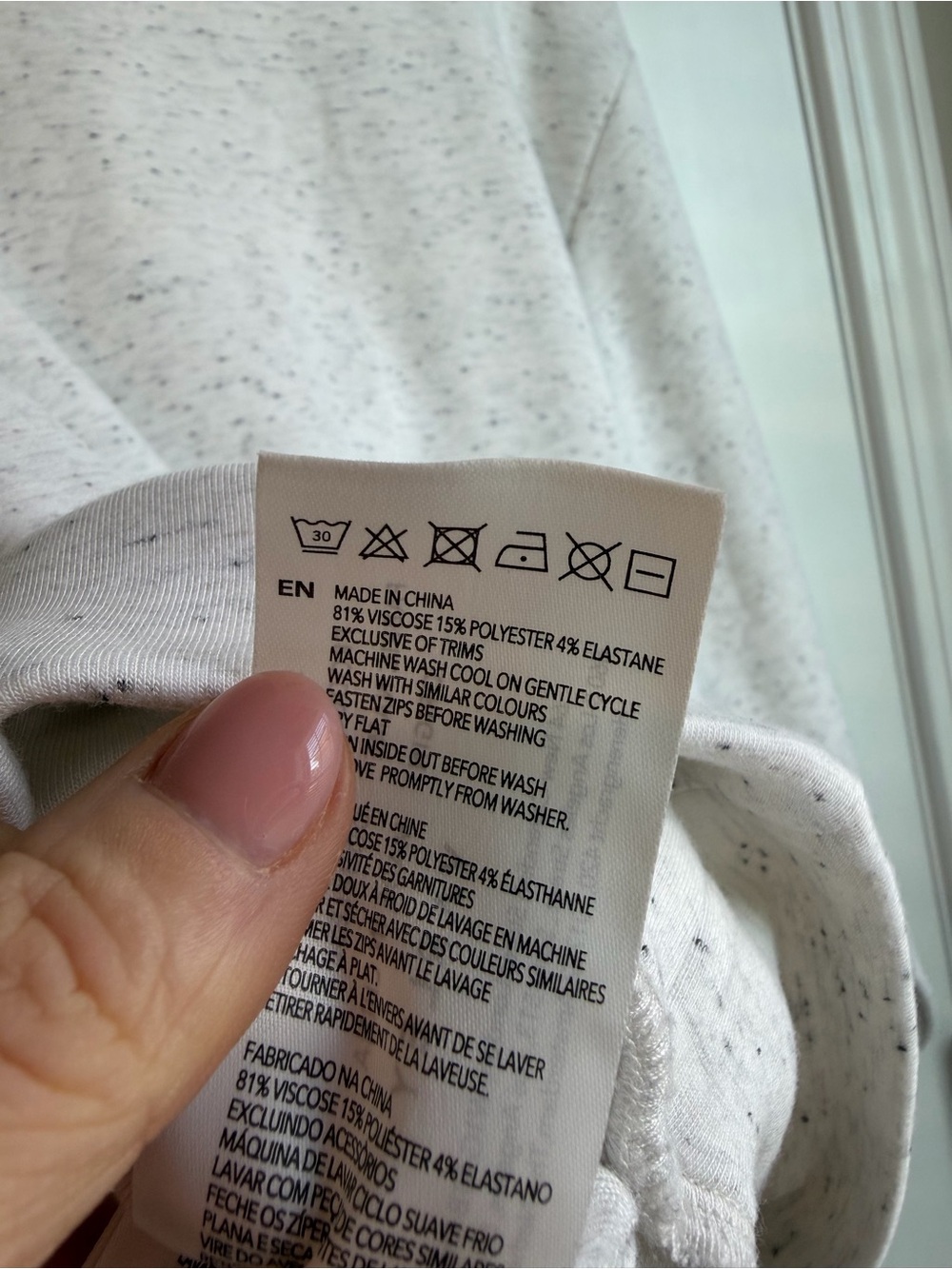 Varley Women’s Davidson Ivory Mark Fleck Size Small - Picture 8 of 11